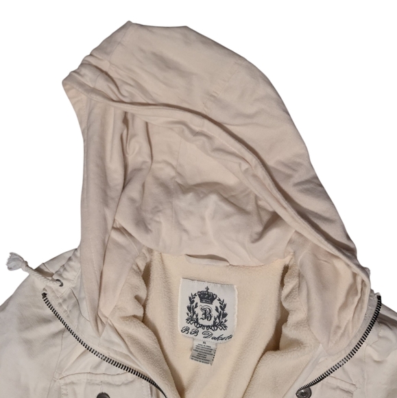 BB Dakota Cream Hooded Jacket Women's XL - Picture 3 of 8